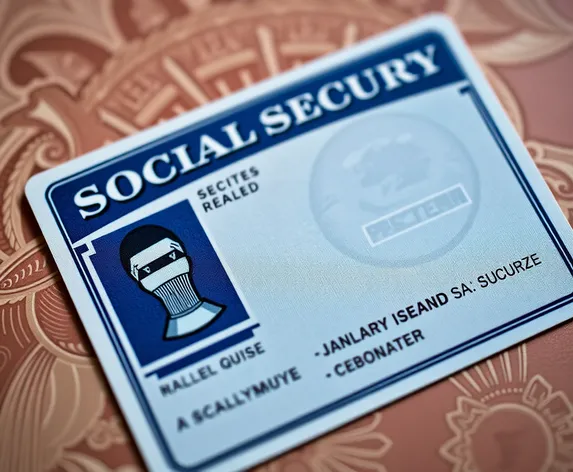 social security card template