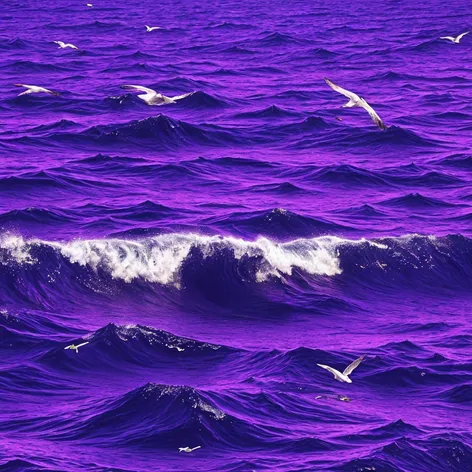 purple ocean