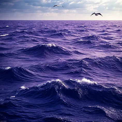 purple ocean