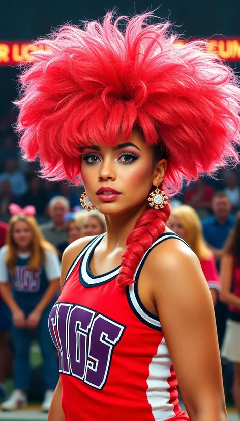 cheerleader hairstyles