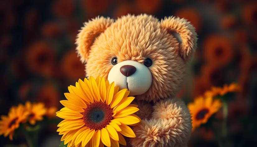 teddy bear sunflower