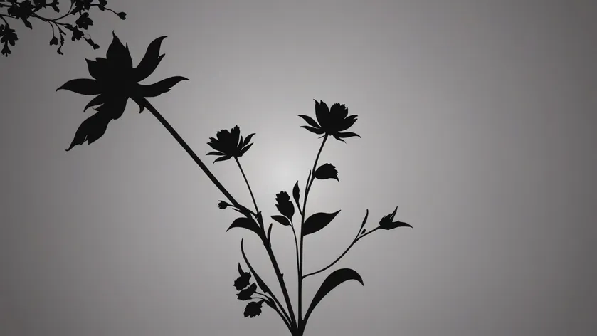 flower silhouette