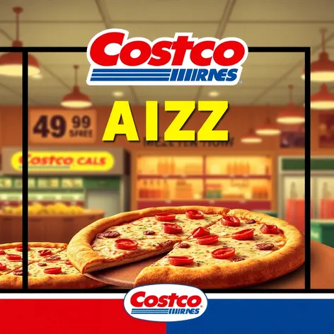 costco pizza poster