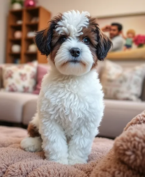 bichon frise and poodle