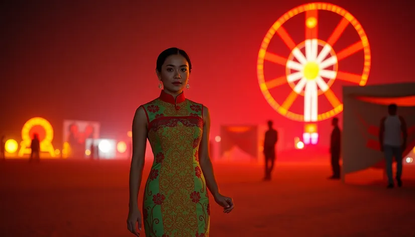 cheongsam burning man