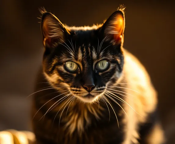 dark calico cat