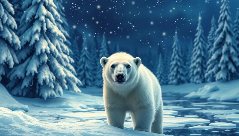 clipart of polar bear