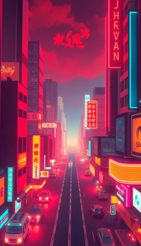 neon orange wallpaper