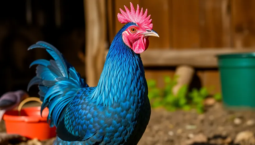 blue wyandotte chicken