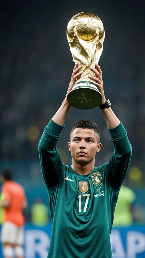 ronaldo world cup trophy