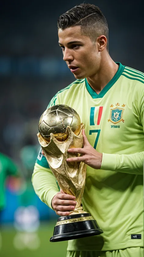 ronaldo world cup trophy