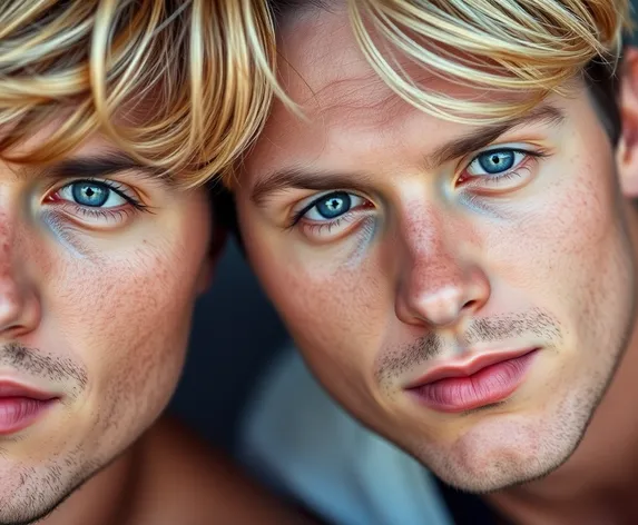 men with blue eyes