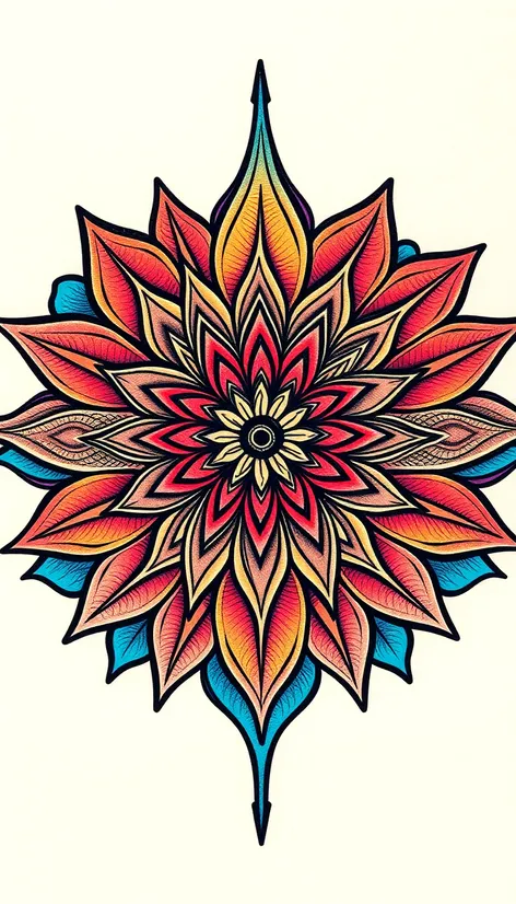 tattoo lotus flower mandala