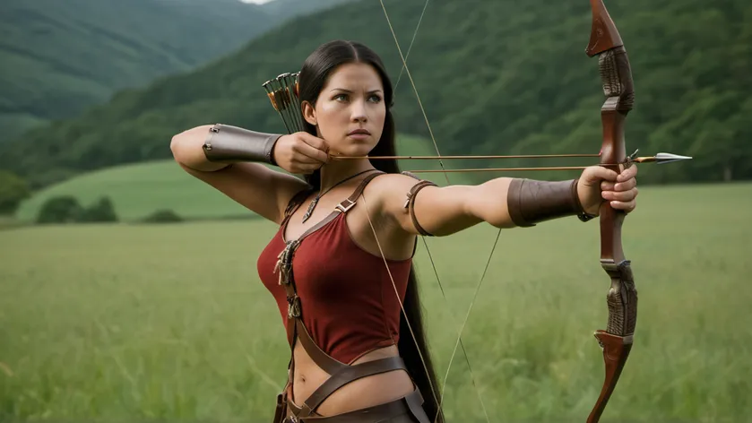 female archer