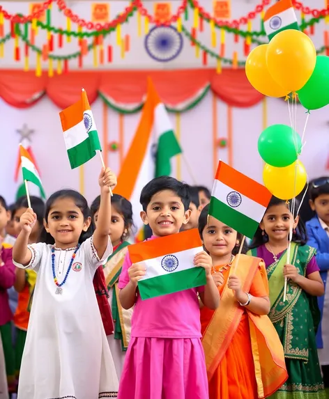 indian independence day school