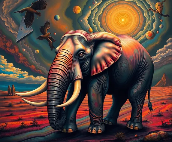 salvador dali elephant