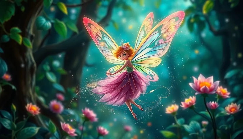 fairy coloring page