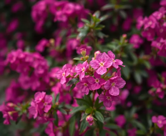 flowering bush with pink