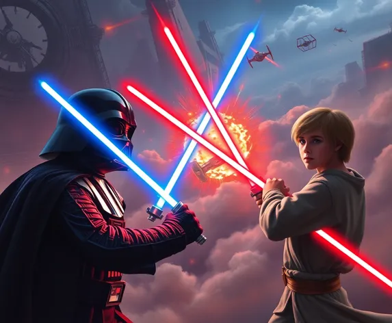 luke fighting darth vader