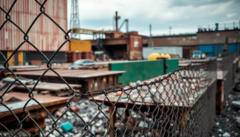 chain link fences with