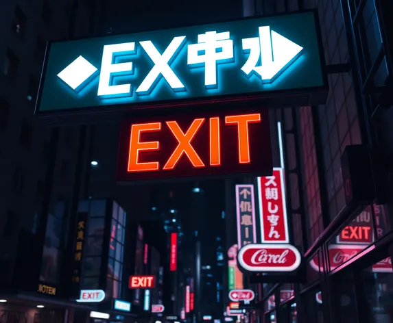 exit signage