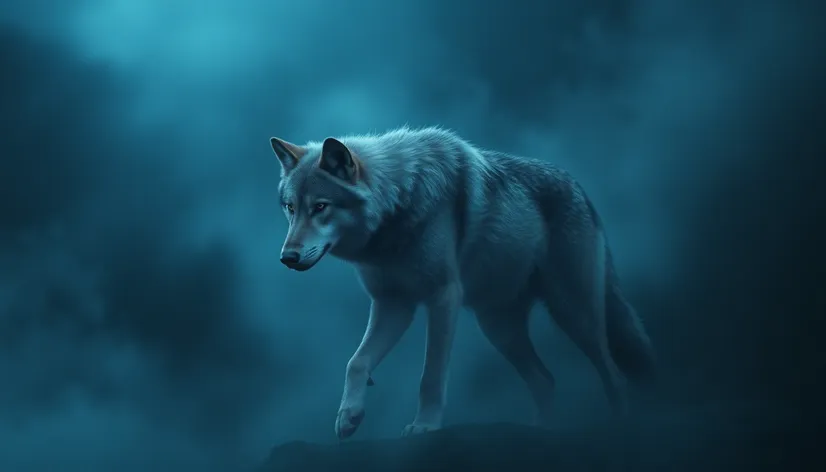 4k universal wolf background