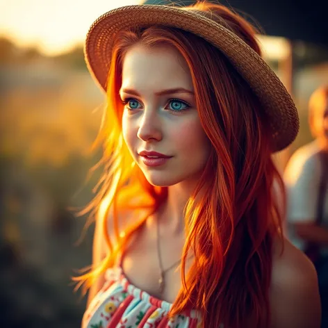 beautiful girl redhead