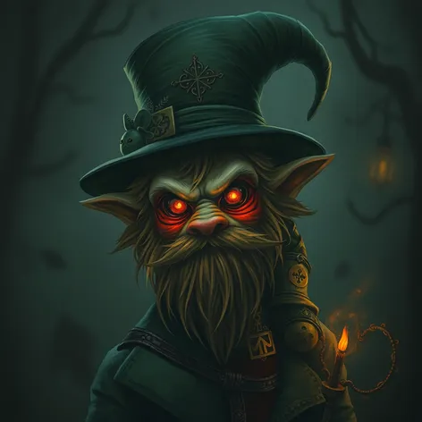 evil leprechaun art