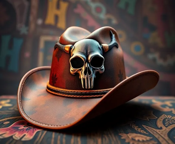 skull cowboy hat