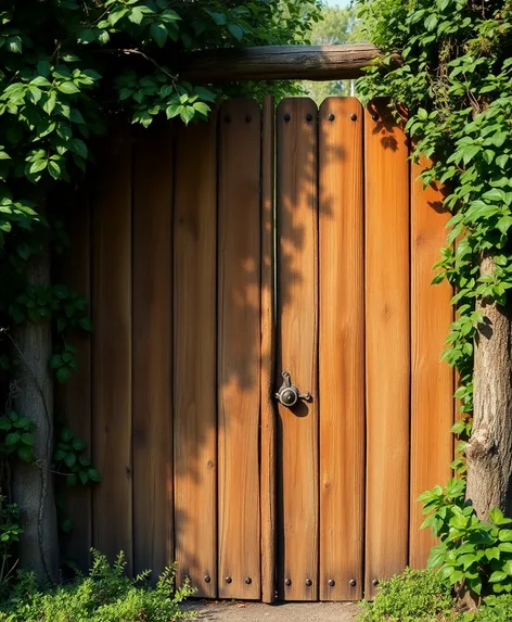 wood gate