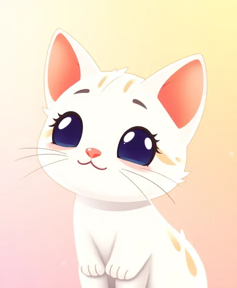 chibi cute cartoon cat