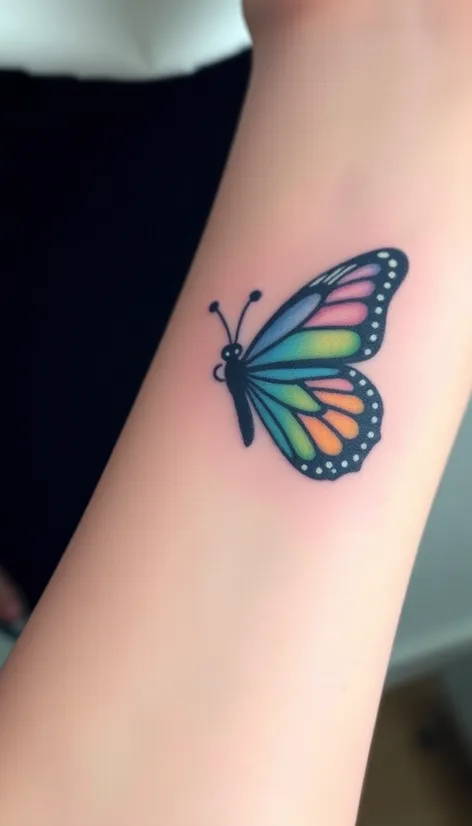 tattoo butterfly wrist