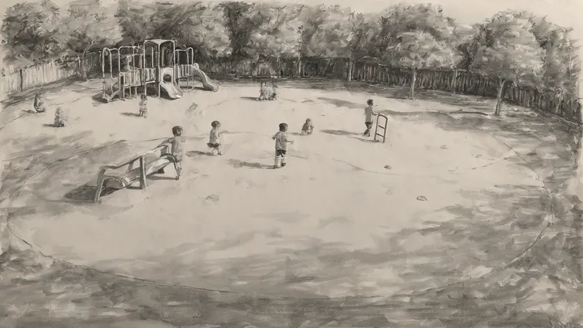 playground drawing