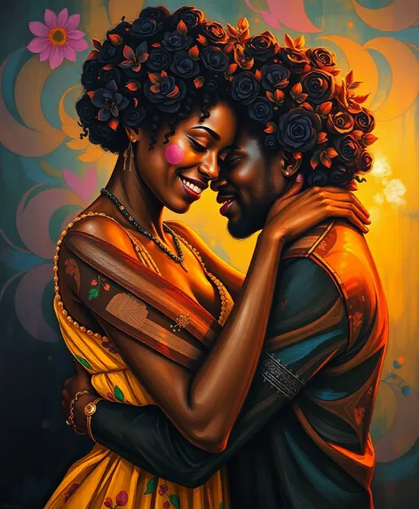 black love paintings