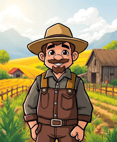 cartoon farmer images