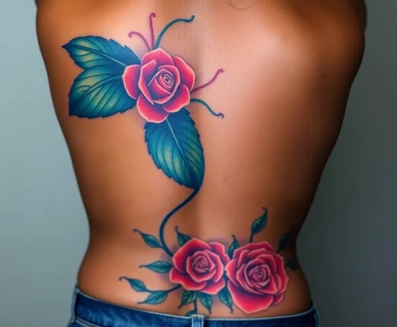 women's lower back tattoos