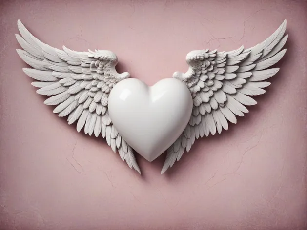 heart with angel wings