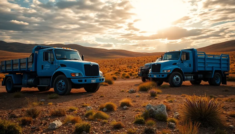 blue trucks