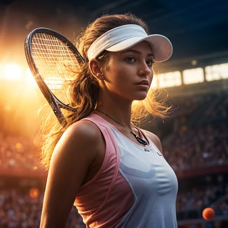 girl play tenis