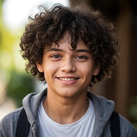 curly head lightskin boy