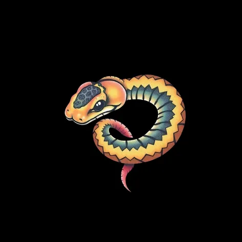 small snake tattoo