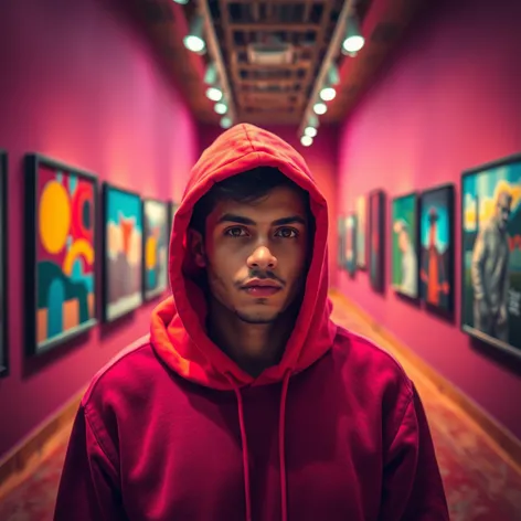 ai art gallery hoodie