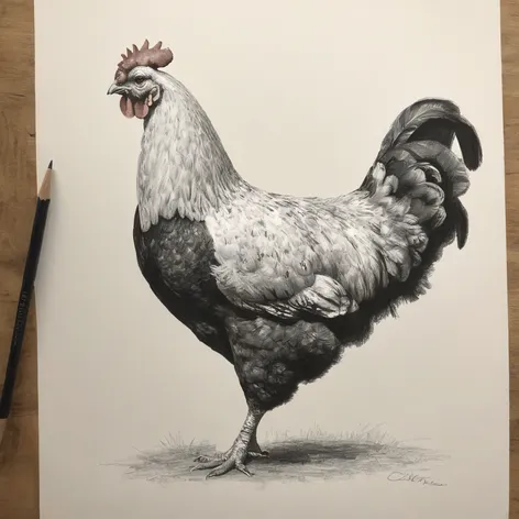 chicken drawing