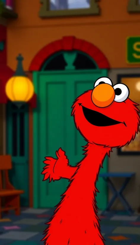 elmo of sesame street