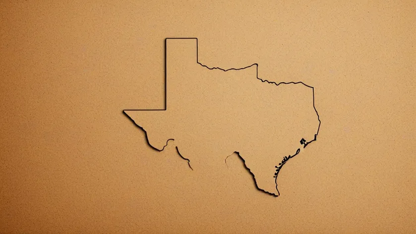 texas outline