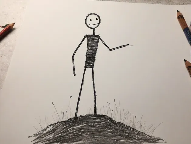 stick man drawing