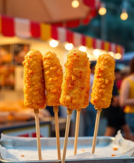 crispy potato corn dogs