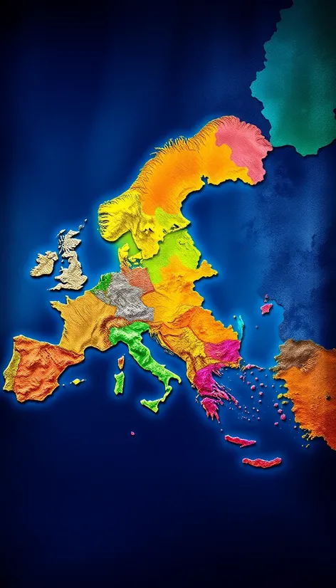 greece map in europe