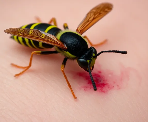 wasp sting images