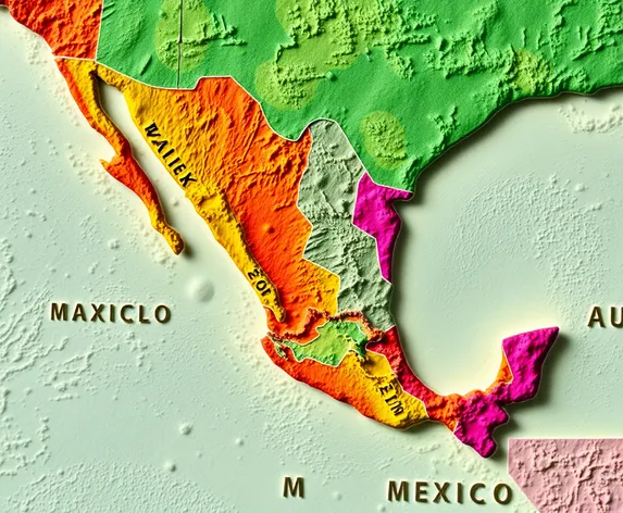 mapá de mexico